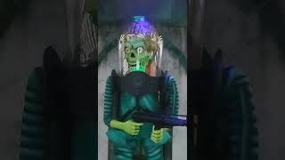 Life Size Mars Attack Space Alien Comes to life Spirit Halloween 2023