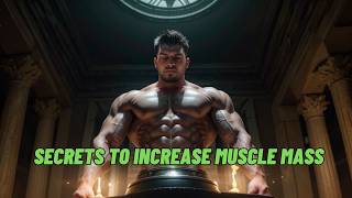 SECRETS TO INCREASE MUSCLE MASS