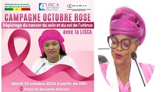 CAMPAGNE OCTOBRE ROSE DÉPISTAGE DU CANCER ET DU COL DE L'UTÉRUS L'AFMIC  OFFRE DES TABLEAUX MME MARA