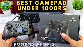 Evofox Elite X Wired Gamepad For PC/PS3/Android | Macro Keys, Analog Triggers, Good Design | 2024