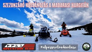 Szezonzáró hószánozás a Madarasi Hargitán 2023 április #alparsmotoadventure #adventureclub #skidoo