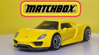 Unboxing 2023 MATCHBOX PORSCHE 918 SPYDER MBX 70 Year Anniversary Yellow 🆕