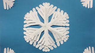 3D snowflake  DIY Paper christmas, decoration crafts