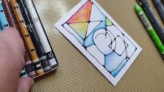 Add Color to Your Doodle Art Shapes - Day 62 and 63/100 Art Project