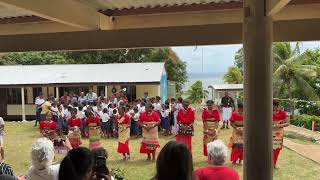 School visit goodbye