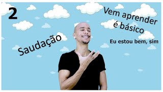 saudação Libras