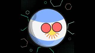 Argentina contra el Reino Unido CountryBalls