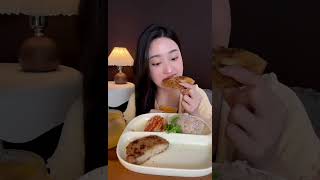 Mukbang cơm thịt chiên bóng đêm với em #mukbang