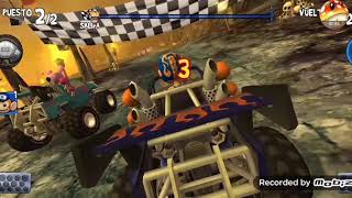 Beach buggy racing carrera contra Benny, jefe final El Zippo vs Benny