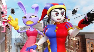 Pomni & Jax Attack to City 4 - The Amazing Digital Circus Animation!