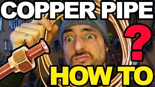 HOW TO Connect Copper Pipe FITTINGS | Flare | Cutting | Tools