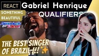 REACTING to GABRIEL HENRIQUE "Something Beautiful" by Jacob Banks | Qualifiers | AGT 2023