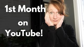 My First Scary Month on YouTube