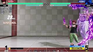 KOF XV Orochi Chris One Chance Combo By Koukou