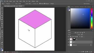 Photoshop CC - Shading a Cube