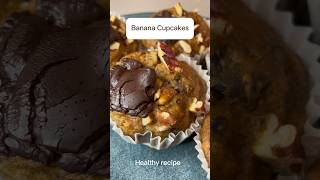 Banana cupcakes #foodasmr #asmr #bananacupcake #healthyrecipes