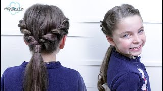 DOUBLE TWIST ROPE BRAID PONYTAIL!!❤