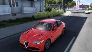 Alfa Romeo Giulia | Car Simulator | Euro Truck Simulator 2  V 1.40 | ETS2 Gameplay