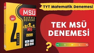 MSÜ Denemesi Olarak Tek Olan MSÜ Karma Denemelerini İnceledim! FARKI NE?