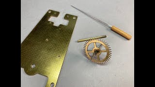 020 How to straighten a bent clock pivot #Clock #Repair #Shop #Tool