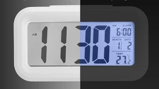 Cipzi Digital Black Clock on Flipkart and Amazon