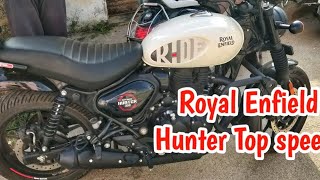 Royal Enfield Hunter 350 Top speed Test