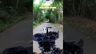 Di hutan bambu #explorasijalan #motovlog #jatiluhur  #purwakarta #hutan #bambu #vixiontouring #sejuk