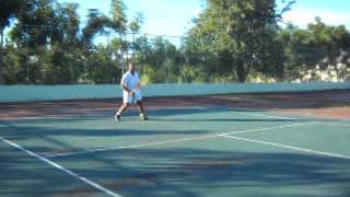 Tenis La Romana practica Enrique polideportivo dic 2015