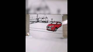 SUBSCRIBE KAK🙏, MENGGAMBAR TOYOTA AVANZA DI PERLINTASAN KERETA API