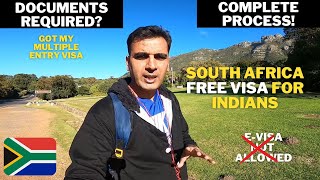 South Africa VISA for Indians | Its FREE VISA  but VFS.... | Complete Process