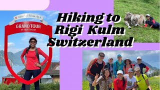 Hiking To Rigi Kulm Switzerland|| Wanita2 Indonesia Naik gunung di Swiss