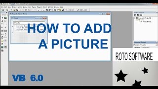 Adding a picture in vb 6.0