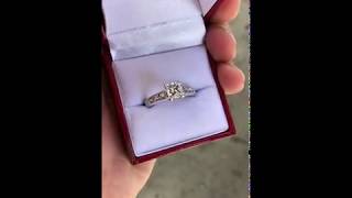 Engagement Ring by Ritz Jewelers in Los Angeles For Veronica