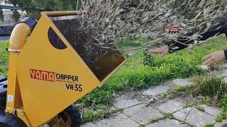 Self-propelled Wood chipper - Yamachipper Vr35 Auto - Αυτοκινούμενος κλαδοτεμαχιστής