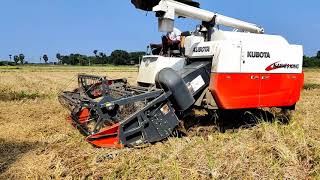 Kubota Dc68g Harvesking working on field