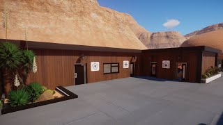 Planet Zoo - Oasis Springs Cougar Staff Area Speed Build