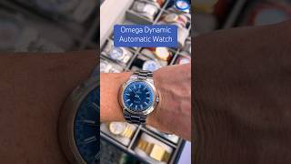 Omega Dynamic Automatic Geneve Watch with Blue Dial | Wrist Roll