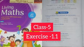 Exercise - 1.1 Class-5 Maths | Living Maths | Ratnasagar Publication | Chapter 1 Place Value