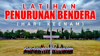 Paskibraka Takalar 2024 - Latihan Penurunan Bendera (Hari Keenam) #merahputih #tni #polri