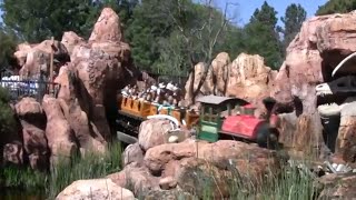 Disney ride in California Disneyland Park Big Thunder Mountain Railroad (8 Years Back)