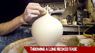 Throwing a Long Necked Vase - Matt Horne Pottery