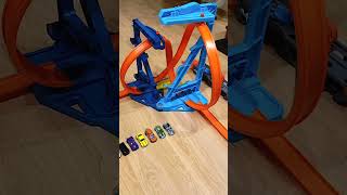 Трасса Hot Wheels track builder #hotwheels #хотвилсы #машинки