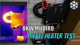 Mudiro 8KW dyzelinis šildytuvas. Testas