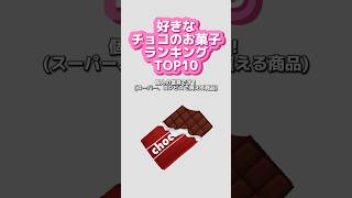 好きなチョコのお菓子ランキング！みんなの好きなチョコは？😊#shorts #ランキング