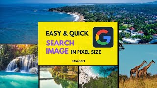 Quick and Easy Way to Search Image by Size in Pixel