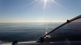 Squid and King George whiting fishing in perfectly calm waters around St Kilda, South Australia.