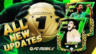 ALL NEW ANNIVERSARY & IN GAME UPDATE IN ONE VIDEO 🔥👈 #fcmobile #eafcmobile