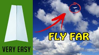 How To Make a Paper Airplane That Fly Far - how to fold paper airplanes easy to fly