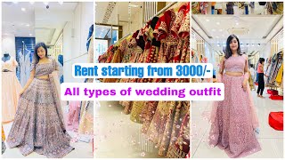 Rent your wedding Lehenga starting from rs 3000 only | online order available