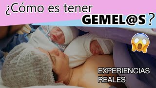 EMBARAZO GEMELAR o MULTIPLE 🤰🏻 Experiencias reales, Tips, Consejos 👶🏻👶🏻